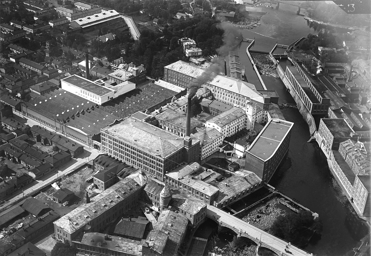 06 Ilmavalokuva 2 Finlaysonin alueesta Kuvaajan sukunimi Lagus 07.06.1929