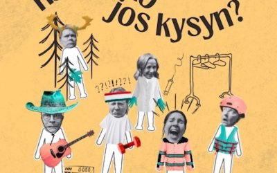 Elämän moniosaajat kimpussamme – arviossa Tukkateatterin kantaesitys Haittaako, jos kysyn?