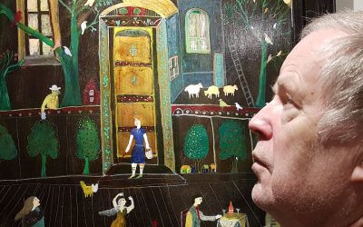 Tapio Parkkinen tuntee maalatessaan tataari-isoisänsä kosketuksen – näyttely Tampereen Ravintola Henrik’sissä