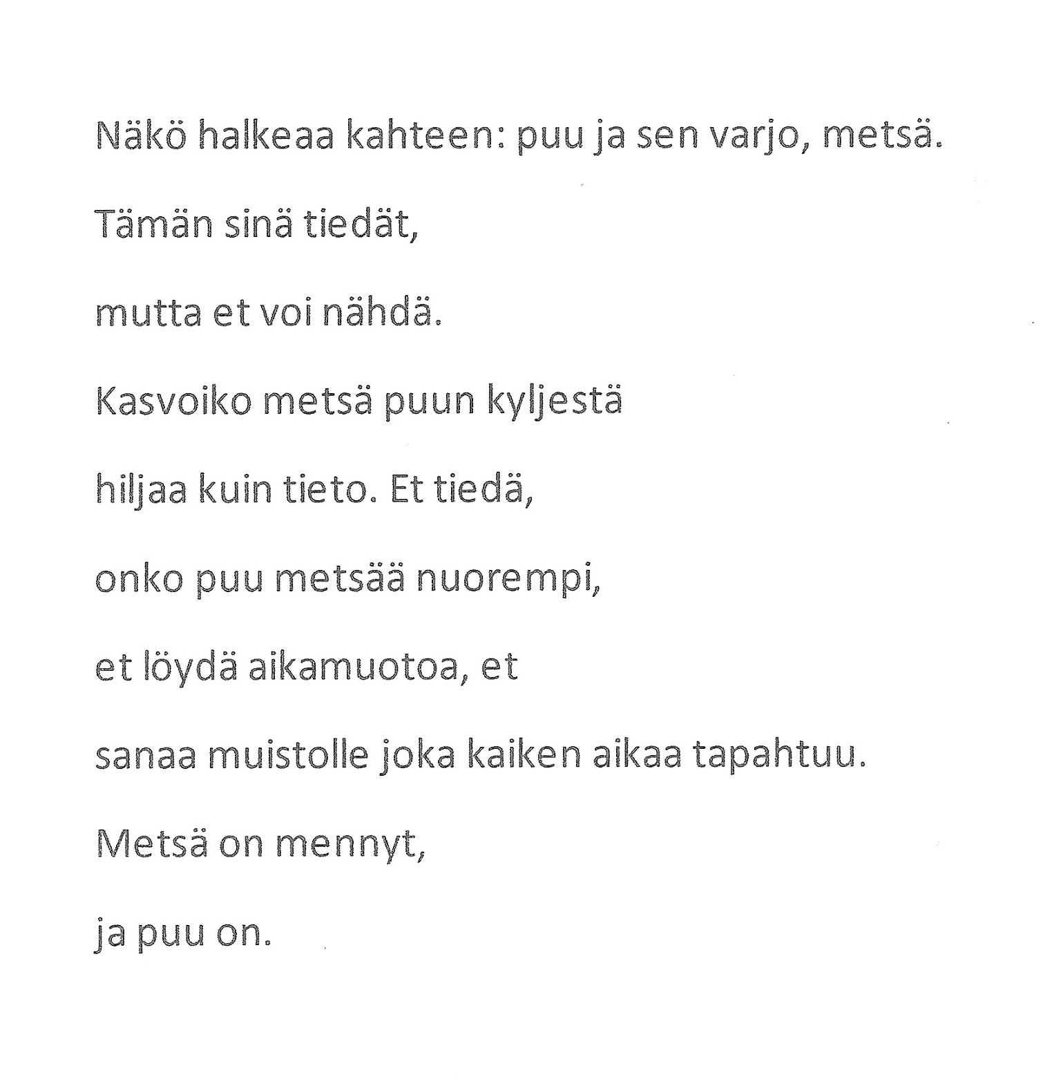 69 runo Riikka Palander