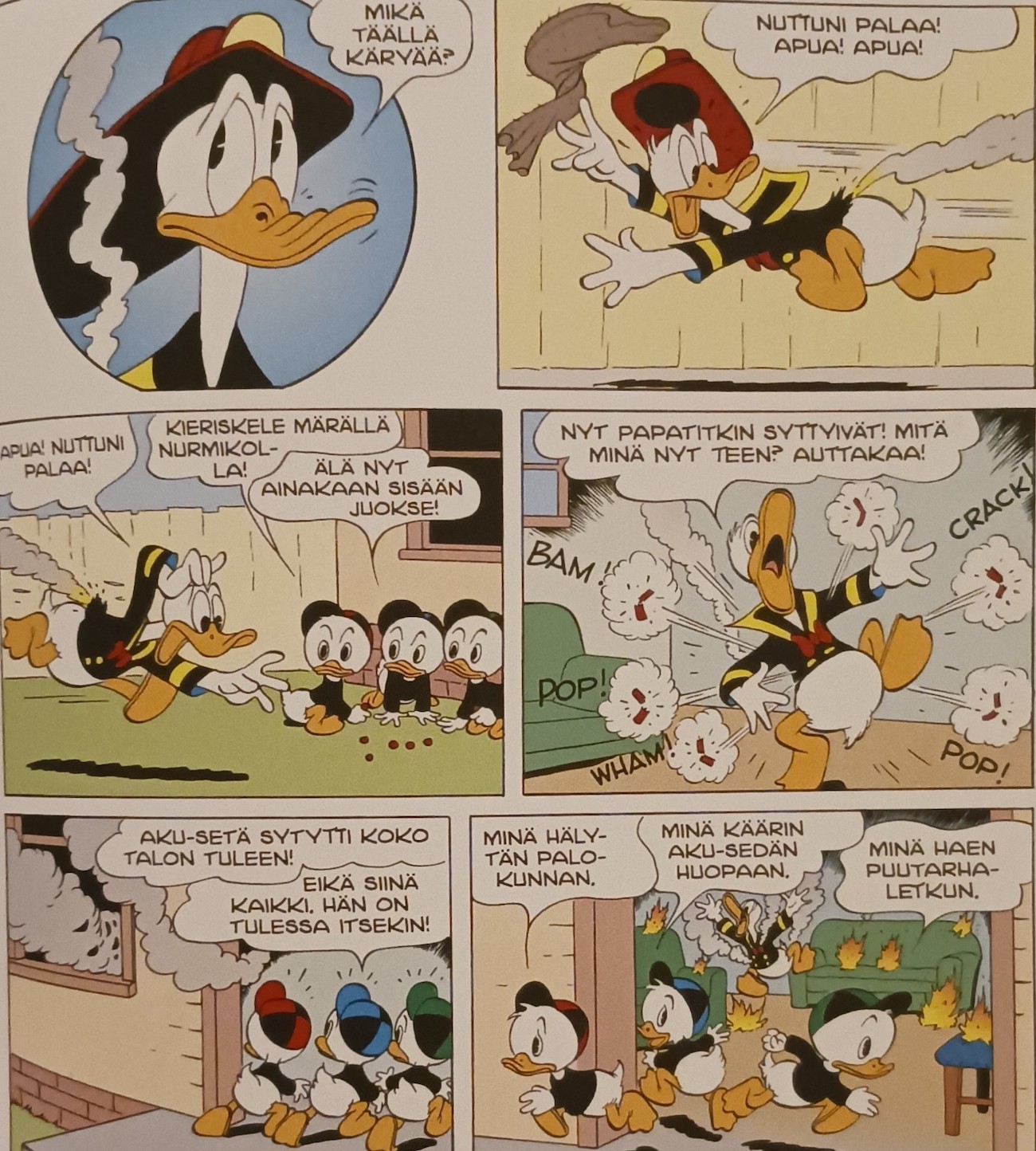 Aku Ankka palomiehenä 2