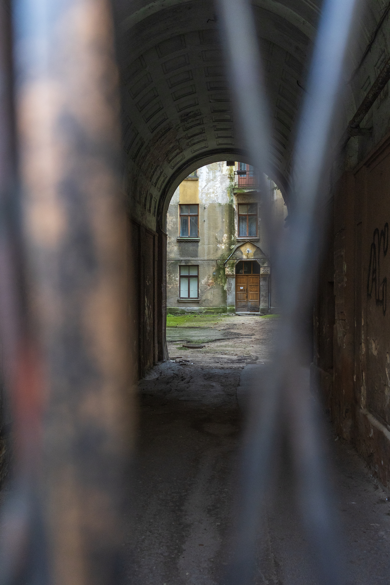 Alberta kadun sisäpihaa