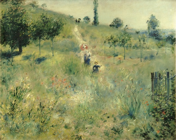 Auguste Renoir Polku korkeassa heinikossa