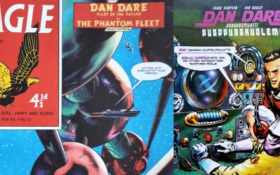 Avaruusmarmeladia mummolan karkkikulhosta – arviossa Dan Dare -seikkailu Purppurakuolema