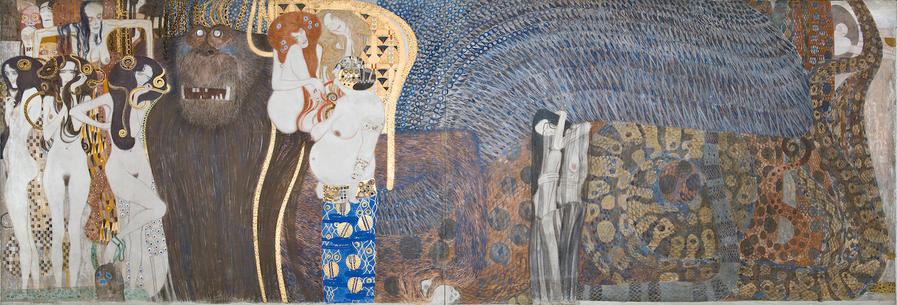 GKW Gustav Klimt Beethoven Frieze Nr 5 6 Belvedere Wien