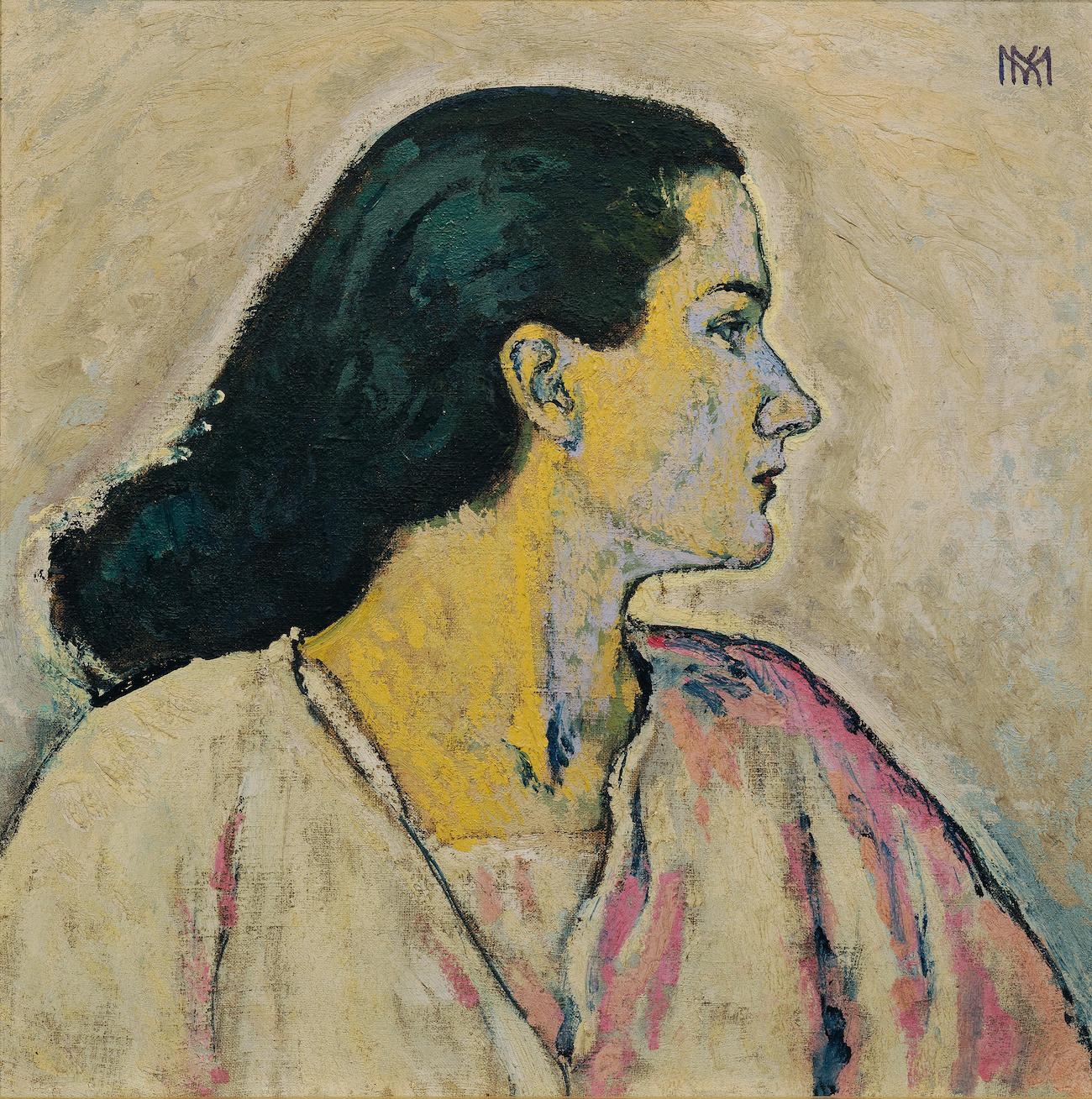 GKW Koloman Moser Portrait of a Woman in Profile Belvedere