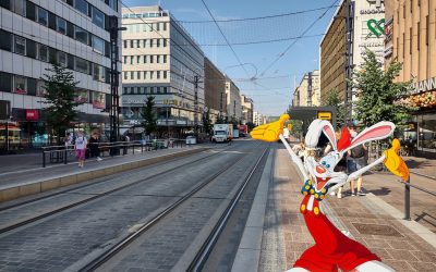 Jälleen yksi Hollywood-tuotanto Tampereelle – 1980-luvun animaatiojänis kohtaa Pikku Kakkosen suosikkihahmot