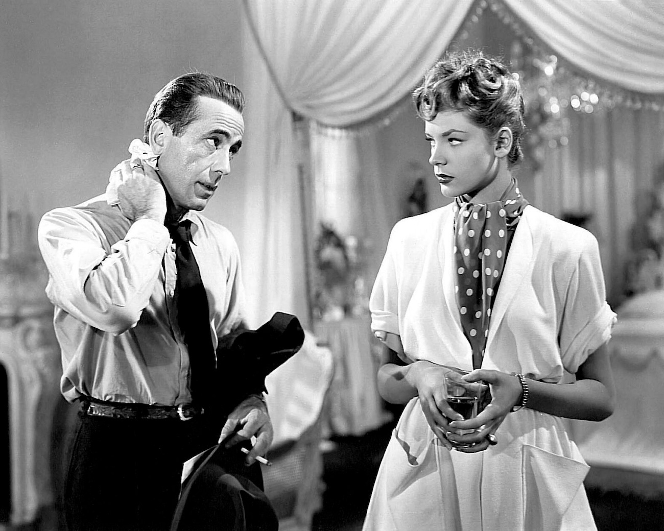 Humphrey Bogart & Lauren Bacall The Big Sleep Publicity Photo