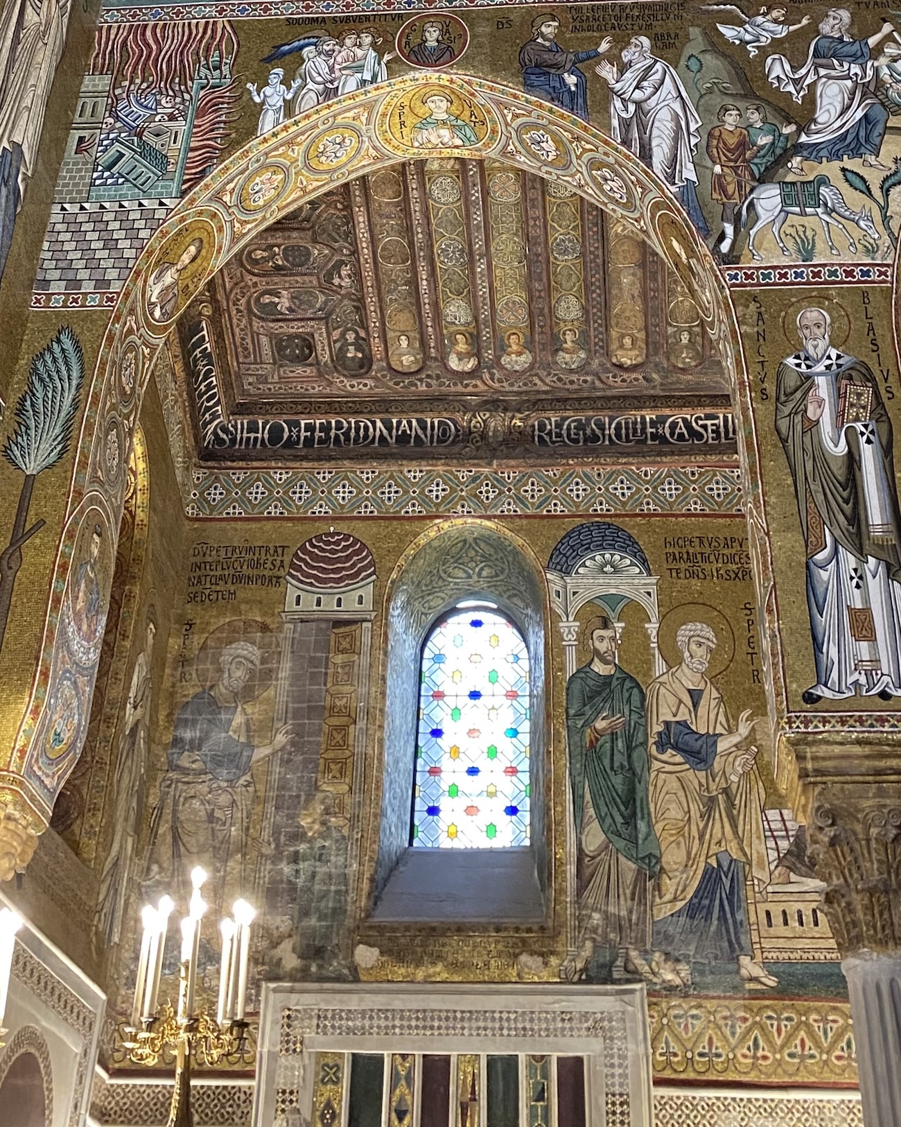 Kuva 1. Tyylien fuusio Palermon Cappella Palatinassa