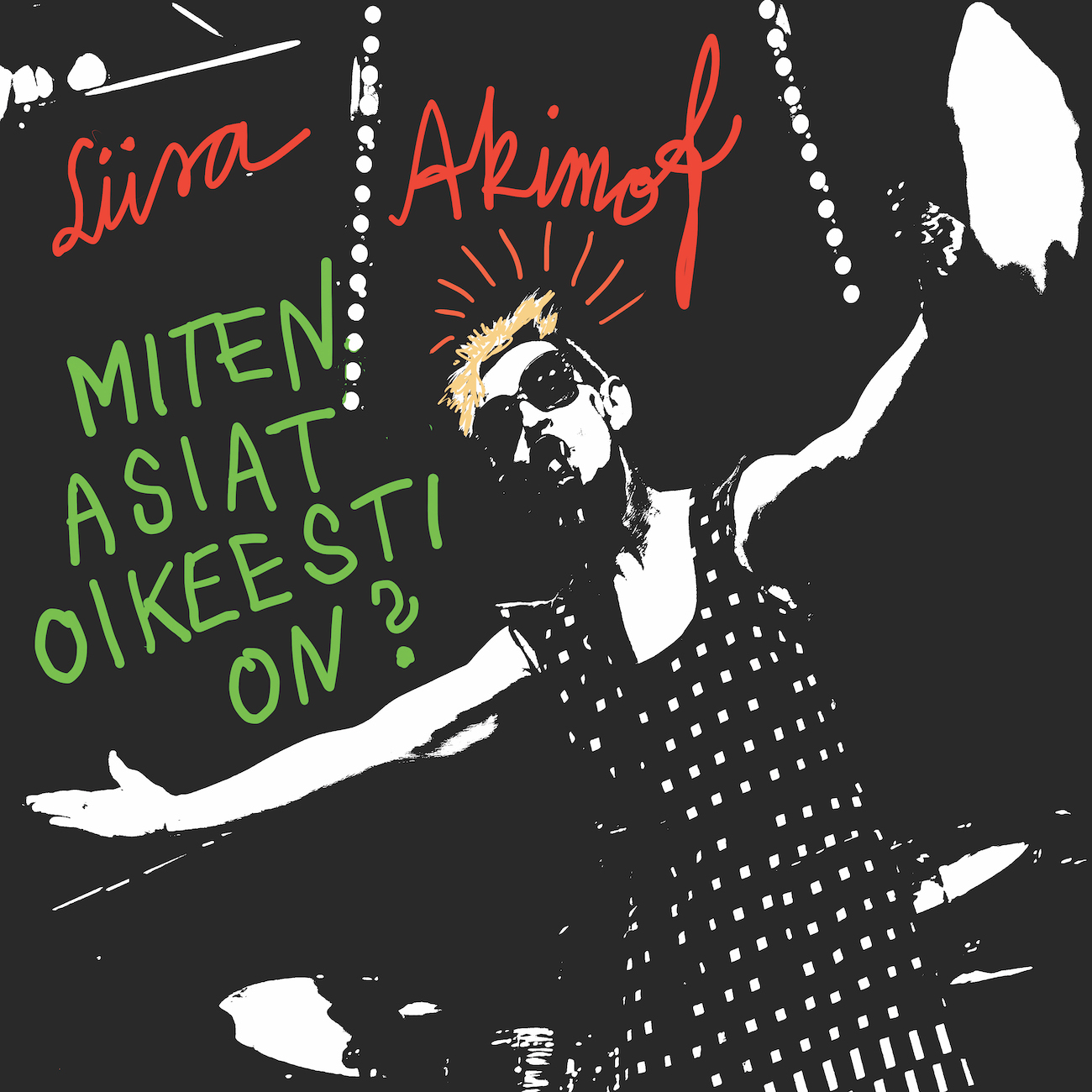 Liisa Akimof Miten asiat oikeesti on albumi KANSI