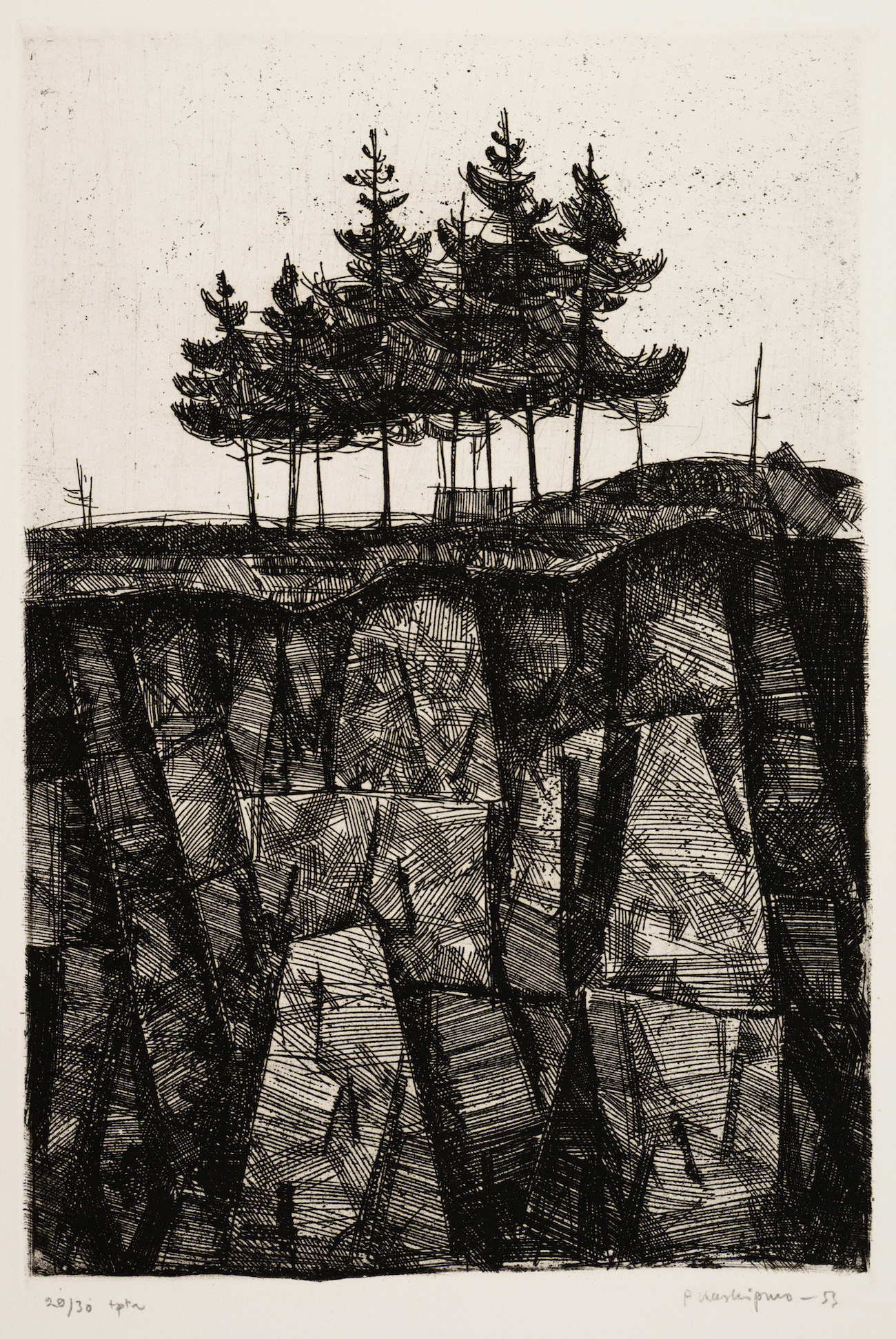 PK Kallioleikkaus I, 1953 Kuva Katri Krohn Lassila