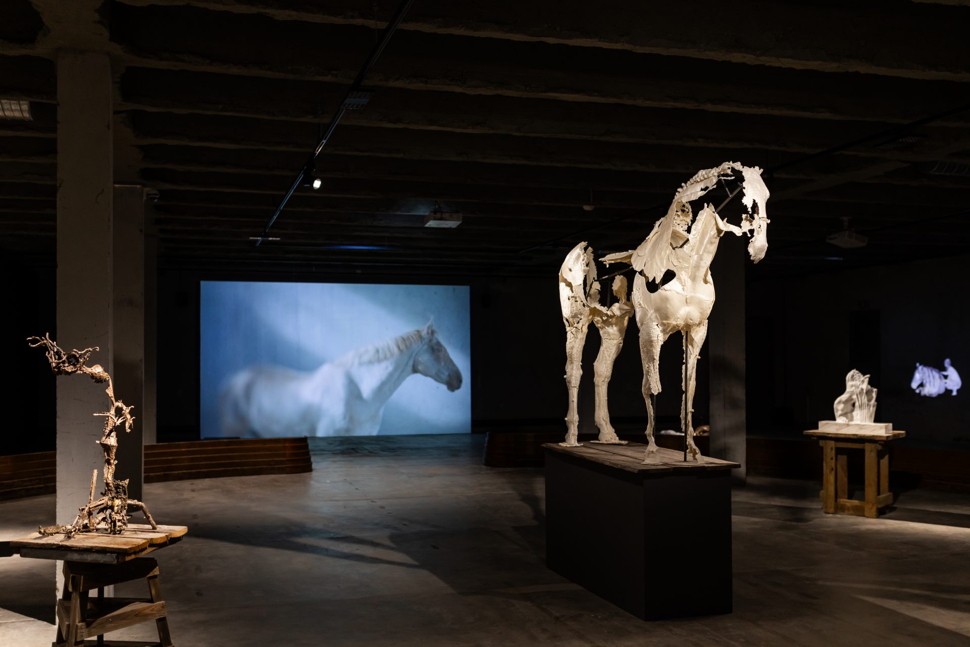 Tove Kjellmark The Horse the Robot and the Immeasurable photo Krista Luoma Seinajoen taidehalli 6