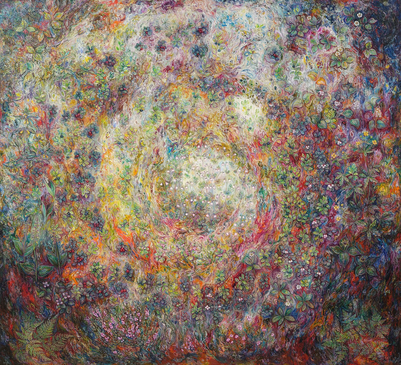 Untitled, 2022, oil on canvas, 150 x 165. Private collection.