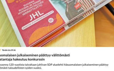 Demarien kannattajia ei kiinnostanut riittävästi – Itäsuomalaisen loppu on paha isku journalismille ja itäiselle Suomelle