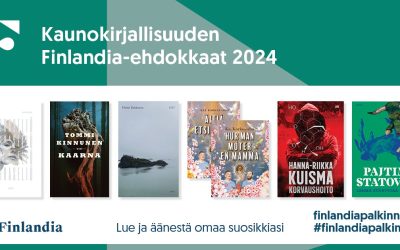 Kaunokirjallisuudenkin Finlandia-ehdokkaat julkaistu – näin Kulttuuritoimituksessa kirjoitettiin teoksista