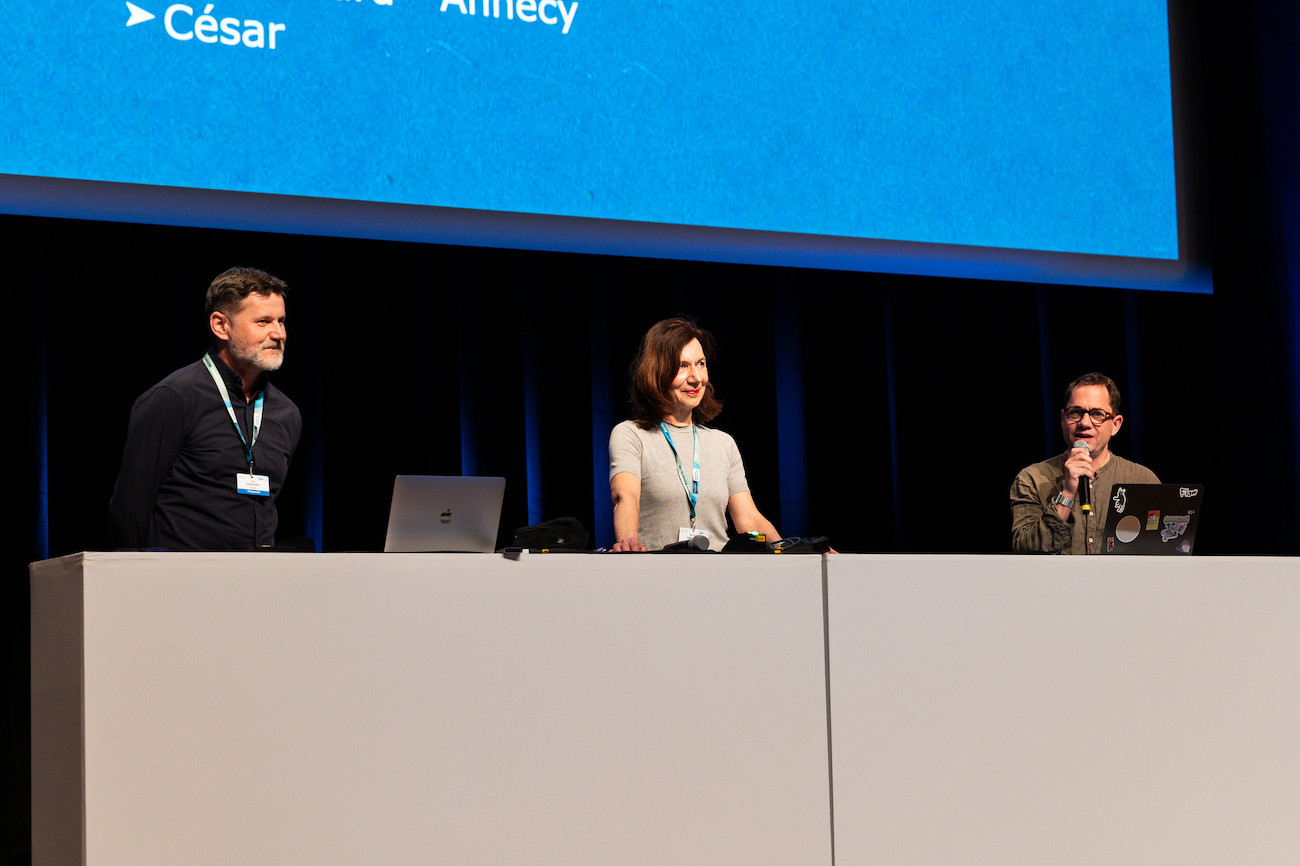 night tram.esittely keskellä ohjaaja Michaela Pavlátová © Celia Lenoir