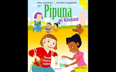 Pipuna ei kiusaa -kuvakirjassa tutustutaan pisarapuuttumisen menetelmään