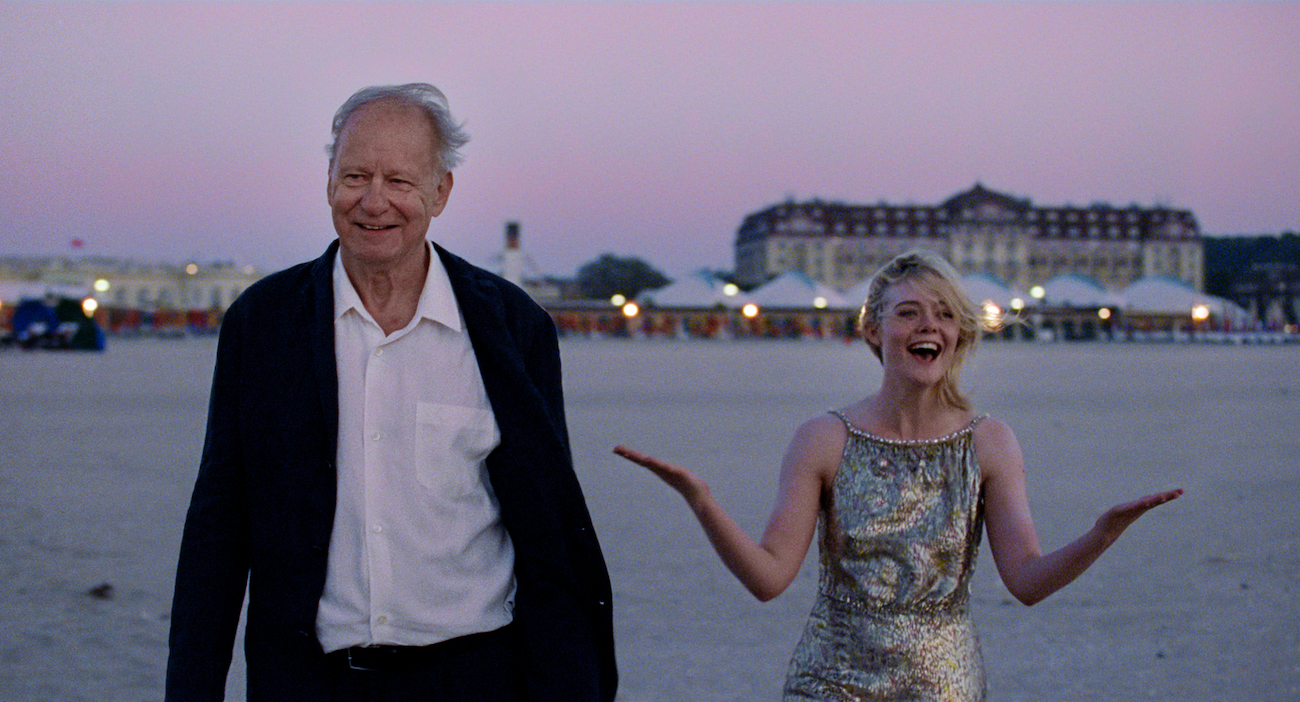 Sentimental Value. Stellan Skarsgård (Gustav Borg) ja Elle Fanning (Rachel Kemp)Mer Film. Credit: Kasper Tuxen.