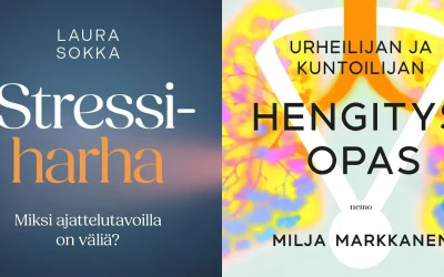 Kolme askelta muutokseen – arviossa Stressiharha sekä Urheilijan ja kuntoliikkujan hengitysopas