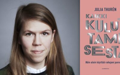 Julia Thurén kirjoittaa keskiluokan kulutushuolista – arviossa Tieto-Finlandia-ehdokas Kaikki kuluttamisesta
